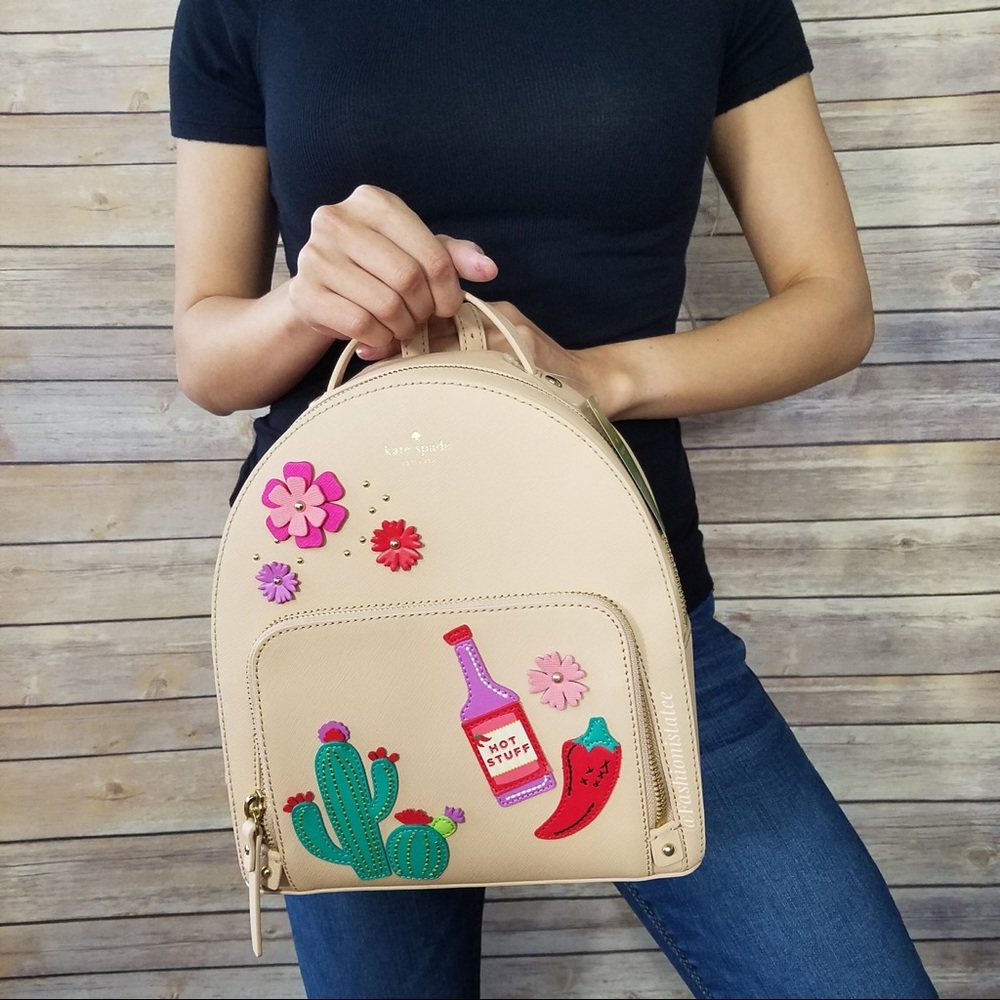 β NWT KATE SPADE CACTUS BACKPACK - Picture 2 of 8